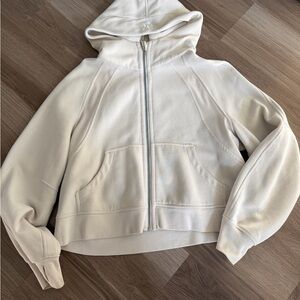 Lululemon Athletica Cream Bomber Jacket